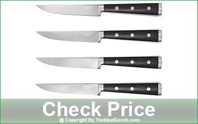 Legendary Chef 4-Piece Non-Serrated Steak Knife Set