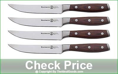 Messermeister Avanta 4-Piece Plain Edge Steak Knife Set