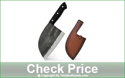XYJ Kitchen Cleaver Butcher Knife - 6.50-Inch Blade