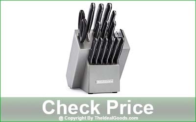 KitchenAid KKFTR16SL 16-Piece Self Sharpening Cutlery Set