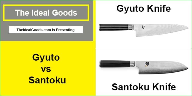 Gyuto vs Santoku Knife
