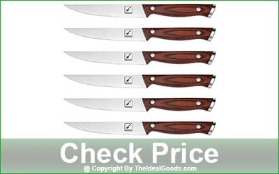 IMARKU 6-Piece Serrated Steak Knife Set - M6