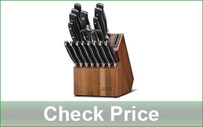 CHICAGO CUTLERY 15-Pc Dishwasher Safe Knife Set with Self-Sharpening Block