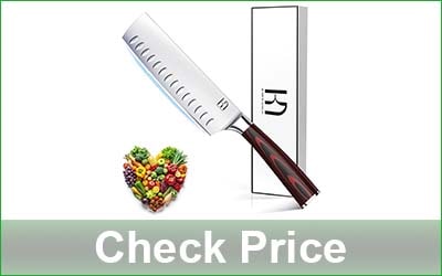 KNIFESAGA 7-Inch Nakiri Chef Knife