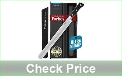 Cutluxe 12-Inch Carving & Slicing Knife For Prime Ribs, Turkey, Poultry, Roasts, Pork Belly, Smoked Meats