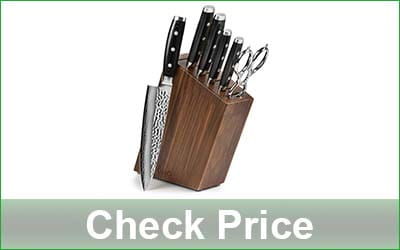 ENSO HD Series 7-Piece Japanese Damascus Kitchen Knife Set