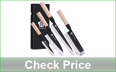 WILDMOK 4-Piece Sushi Knife Set