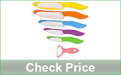 ASTYLWAY 6-Piece Ceramic Knife Set