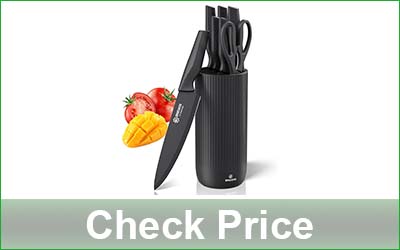 BREWIN 7-Piece Kitchen Knife Set with Universal Block - BR07