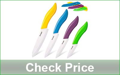 EOCOGUP 4-Piece Ceramic Knife Set