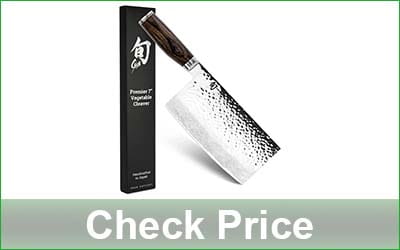 SHUN Premier 7-Inch Damascus Cleaver Knife