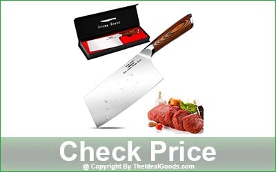 AROMA HOUSE 7-Inch Meat Cleaver Knife