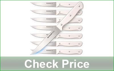 ASTERCOOK 8-Piece Micro-Serrated Steak Knife Set