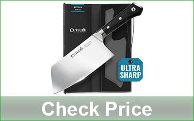 CUTLUXE Artisan Series 7-Inch Meat Cleaver Knife