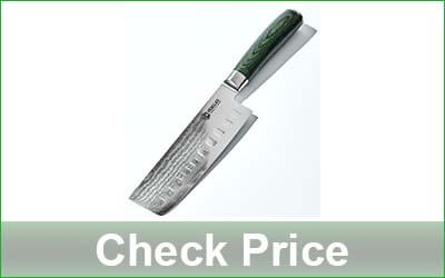 HexClad 6.5-Inch Damascus Nakiri Knife