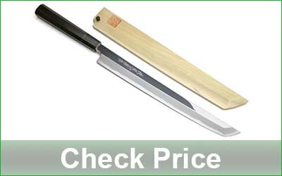 YOSHIHIRO Aonamiuchi 11.8-Inch Sakimaru Takobiki Japanese Sushi Knife